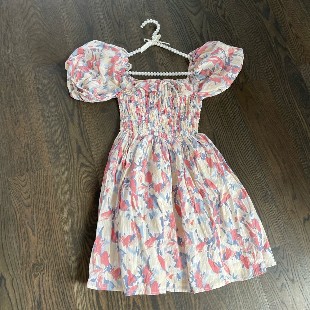 Originally 98$ Abercrombie multicolored Dress pink and blue